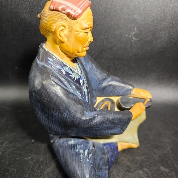 Unique Vintage Blue and Brown‎ Decor Accent - Picture 2 of 9